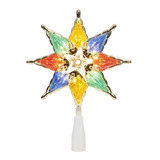 Estrella Para Punta Pino Navidad Mod 1 Multicolor