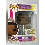 Funko Pop Tiana Vestido Dorado Pin Exclusi Ultimate Princess