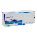 Benzac Ac 100mg/g 60g Peróxido Benzoíla Acne Espinha Momento De Aplicação Noite Tipo De Pele Acneica