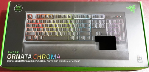 Teclado Razer Ornata Chroma - Negro - Rgb -qwerty -inglés Us