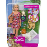 Boneca Barbie Treinadora De Cachorrinhos Fxh08 - Mattel