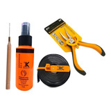 Kit Mega Hair Alicate Agulha Removedor E Fita Cola Queratina