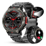 Reloj Inteligente Hombre Con Bocina/ Linterna Reloj Militar