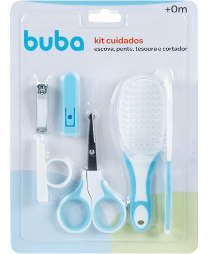 Kit Acessórios Cuidados De Bebê 4 Pçs Cortador Pente Buba