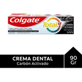Colgate Crema Dental Total 12 Carbón Activado 90g