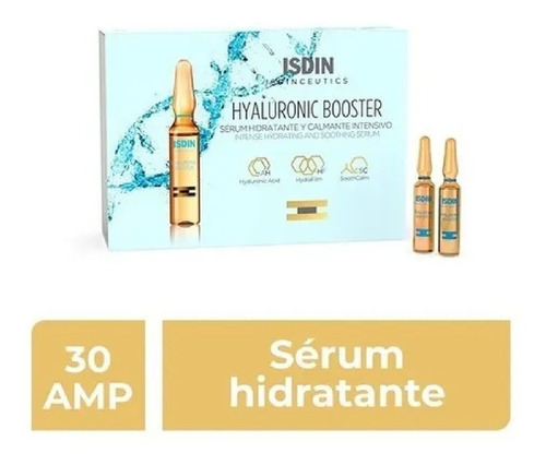 Isdinceutics Hyaluronic Booster 30 Ampollas Hidratantes