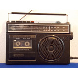 Radiograbadora Sanyo Hecha En Korea Años 70 Funciona Casette