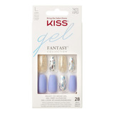 Uñas Kiss Glue-on Glam Fantasy Nails Originales Instantáneas