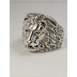 Anillo De Plata Maciza Leon Protector Mod 184