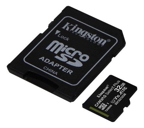 Memoria Micro Sd Kingston Canvas Plus Fhd 32gb 100mb/seg