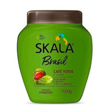 Skala Café Verde Máscara Hidratante Rulos Ondas 1kg Local