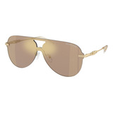 Gafas De Sol Michael Kors Sol Cyprus Xl, Color Marrón Con Marco De Metal Color Marrón Estandar - Mk1149