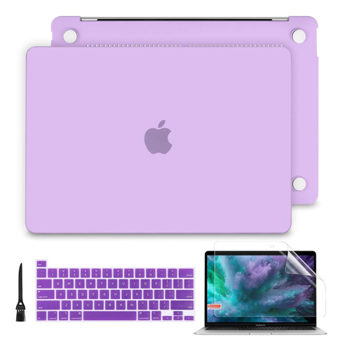 Funda Protectora Rigida Batianda Para Macbook Pro 13  Lila