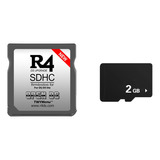 Tarjeta De Grabación Sdhc R4+tarjeta De Memoria De 2 Gb, Nue