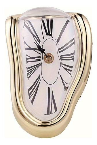 Surreal Melting Distorted Roman Numeral Wall Clock Wall Deco