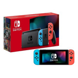 Nintendo Switch Neon 12 Cuotas + Mica De Vidrio/garantía1año