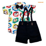 Roupa Infantil Turma Da Mônica Social Menino 