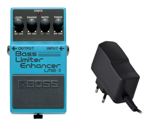 Pedal Boss Lmb3 Bass Limiter Enhancer + Fonte Na Sonic Som