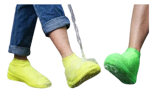 Funda Silicona Protectora Zapato Para Lluvia Impermeable
