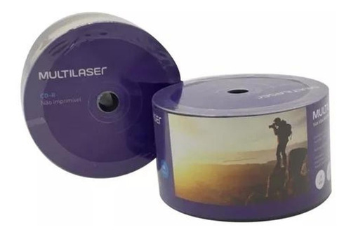 Cd-r Multilaser 700mb 52x 80min C/ Logo - 50 Und.