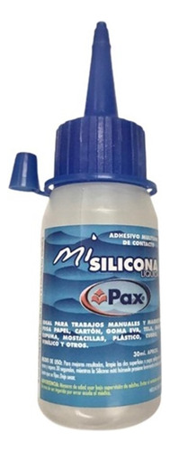 Adhesivo Silicona Liquida Pax Transparente 30 Ml X 1u