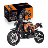 Miniatura Ktm Super Duke 1290 Escala 1:8 Armable 579 Piezas