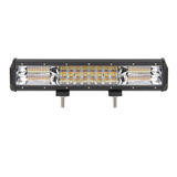 Barra Led 4d Ámbar Blanco Bicolor 216w Cob Cree