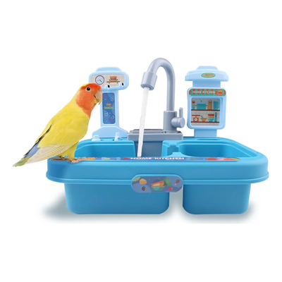 Bañera De Agua De Plástico Operada Por Pájaros (bl) Para | MercadoLibre