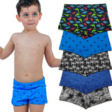 Kit 5 Sungas Infantil Juvenil Proteção Uv50+ Moda Praia