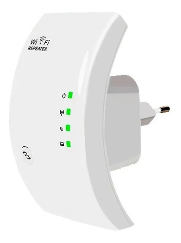 Repetidor De Sinal Wifi Expansor Wireless 300m Internet Cor Branco