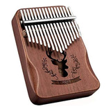 Piano Kalimba 17 Teclas Caoba 0