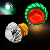 Lupa Led Faro Ojo De Angel Y Demonio Motos Auto Tipo Turbina