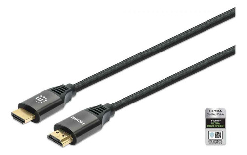 Manhattan Cable Hdmi Alta Velocidad Hdmi A Macho 2m Negro