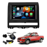 Kit Multimídia Strada Android 13 Carplay Câmera Ré + Moldura