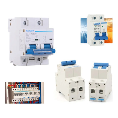 Pastilla Interruptor Termomagnético 80a 2p Cd Solar Riel Din