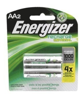 Pilas Energizer Aa Recargable Blister2000 Mah Nimh Oferta!!!