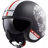 Casco Ls2 Spit Fire Abierto Rebatible Talle M