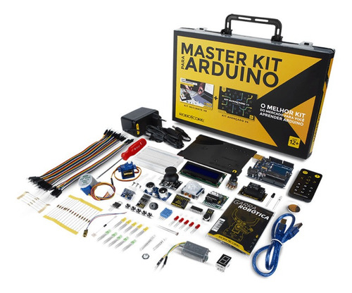 Master Kit Para Arduino V8 Iniciante + V4 Avançado