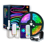 Kit Fita Led Wifi Rgb Dual Novadigital Tuya 