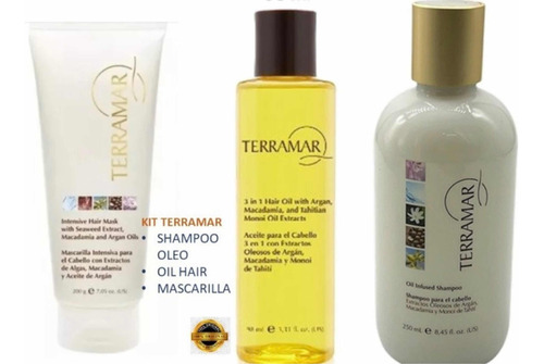 Kit Terramar Shampoo, Oleo Y Mascarilla