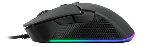 Mouse Gamer Monster Games Storm Fps 8000 Dpi Rgb Usb Pc Color Negro