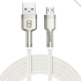 Cabo Usb Carregador Celular Micro Usb V8 2 Metros Reforçado