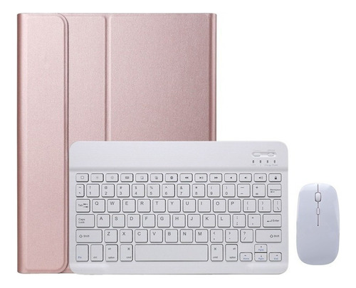 Funda Con Teclado Ratón Para Huawei Mediapad M5 Lite 10.1 Ñ