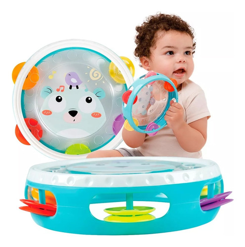 Brinquedo Infantil Musical Meu Primeiro Pandeiro 13607 Buba