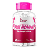 Pré Treino Termogênico Pre Workout For Woman 60 Tabletes