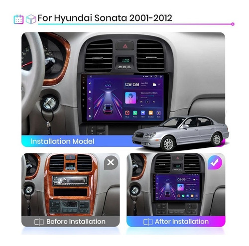 Autoradio Android Hyundai Sonata Del 2001-2012+cmara Gratis Foto 2