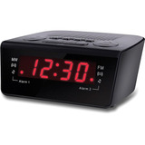 Coby Cbcr-102-blk Despertador Digital Con Radio Am/fm Y Alar