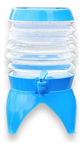 Botellón Dispensador De Agua Plegable Portátil 5.5 Litros 
