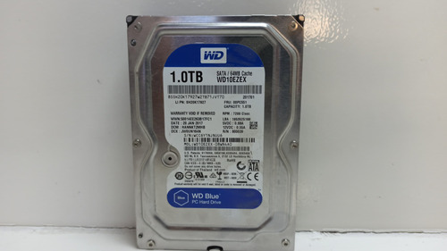 Placa Lógica Hd Wd10ezex S/n: Wcc6y1njnuu6 1tb