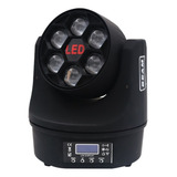 6x15w Bee Eye Beam Wash Moving Head Rgbwa Uv Iluminação De